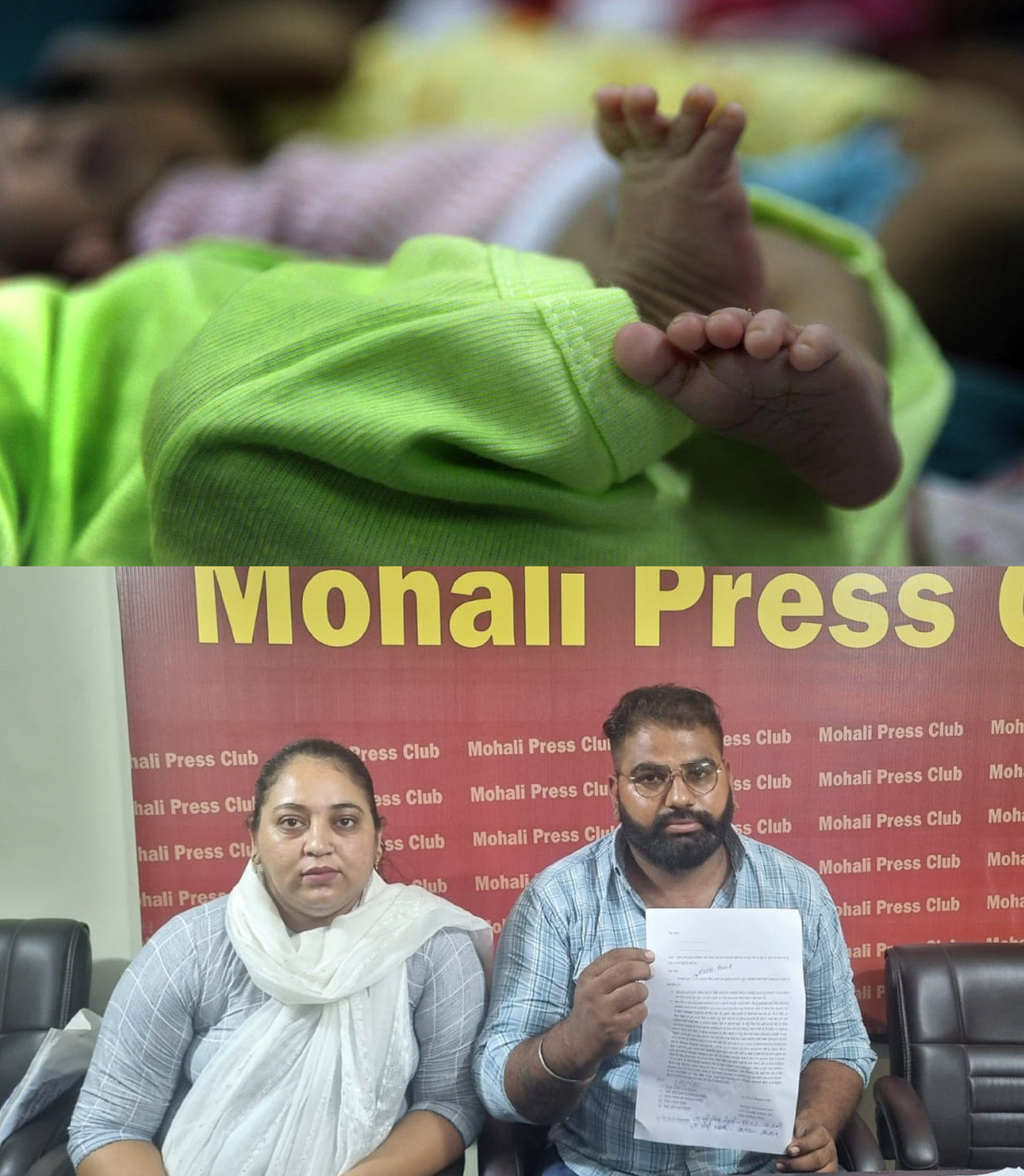 10-day-old baby dies during treatment in private hospital, parents directly blame medical mafia for child's death.
